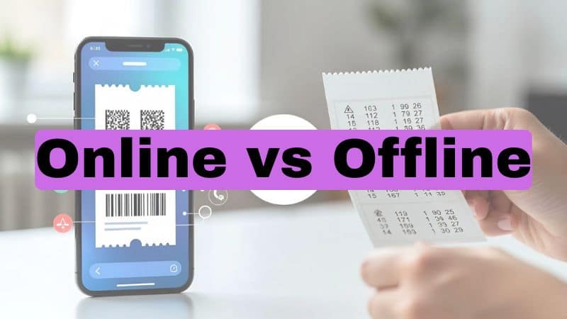 Dear lottery online or offline which is better